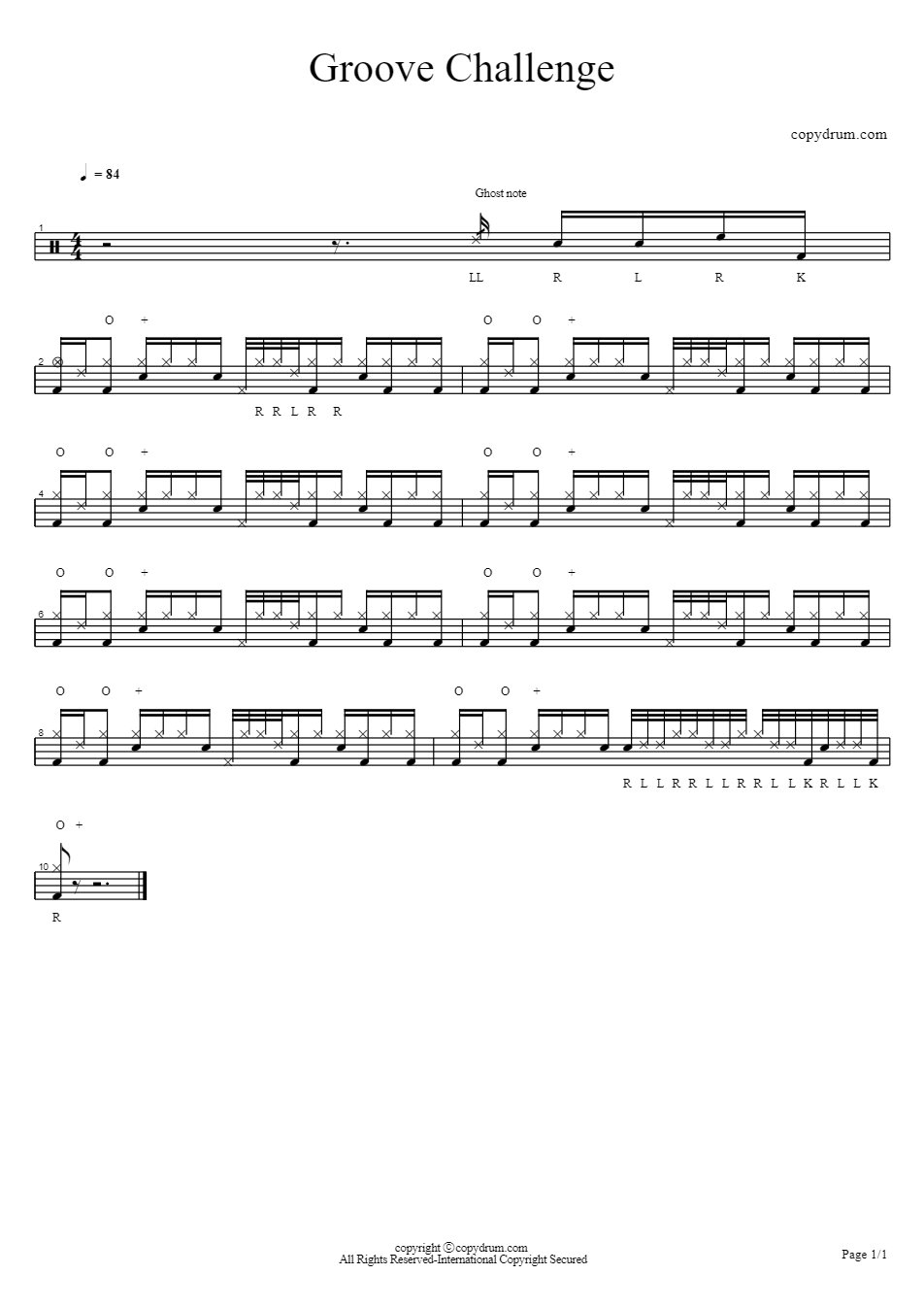 Groove Challenge PDF