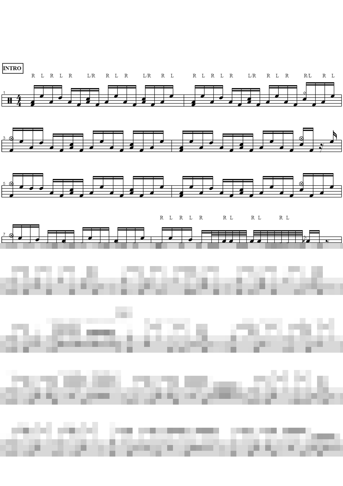 Metalingus Sheet Music Preview