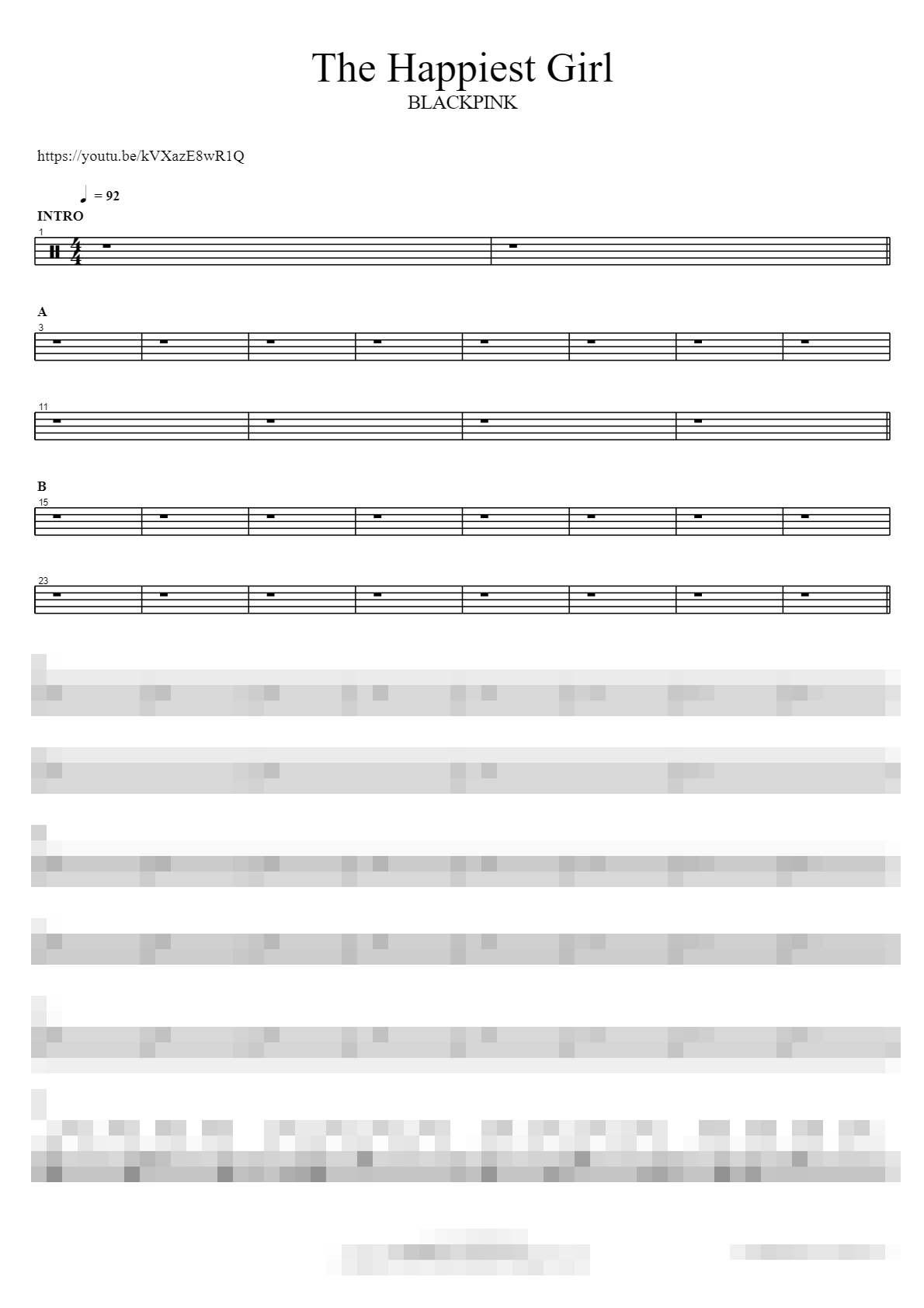 The Happiest Girl Sheet Music Preview