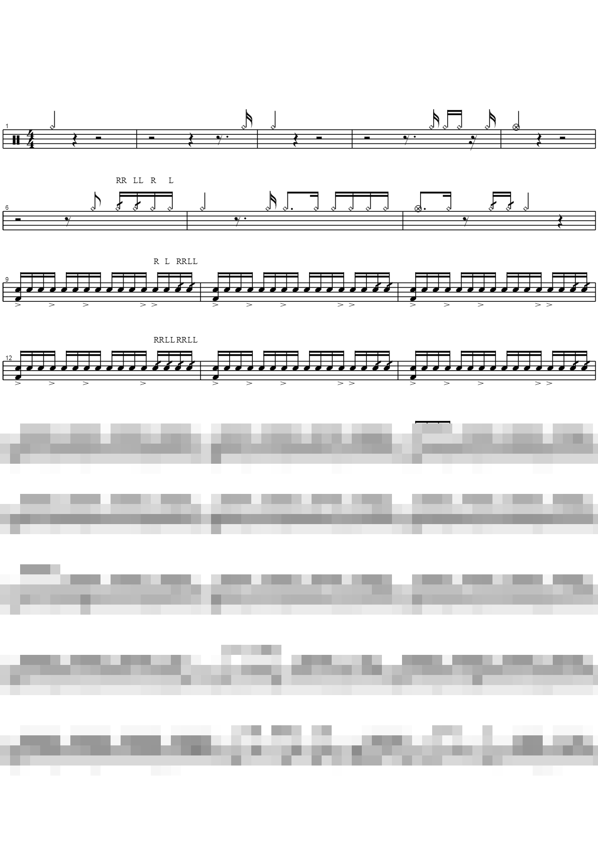 intro Sheet Music Preview