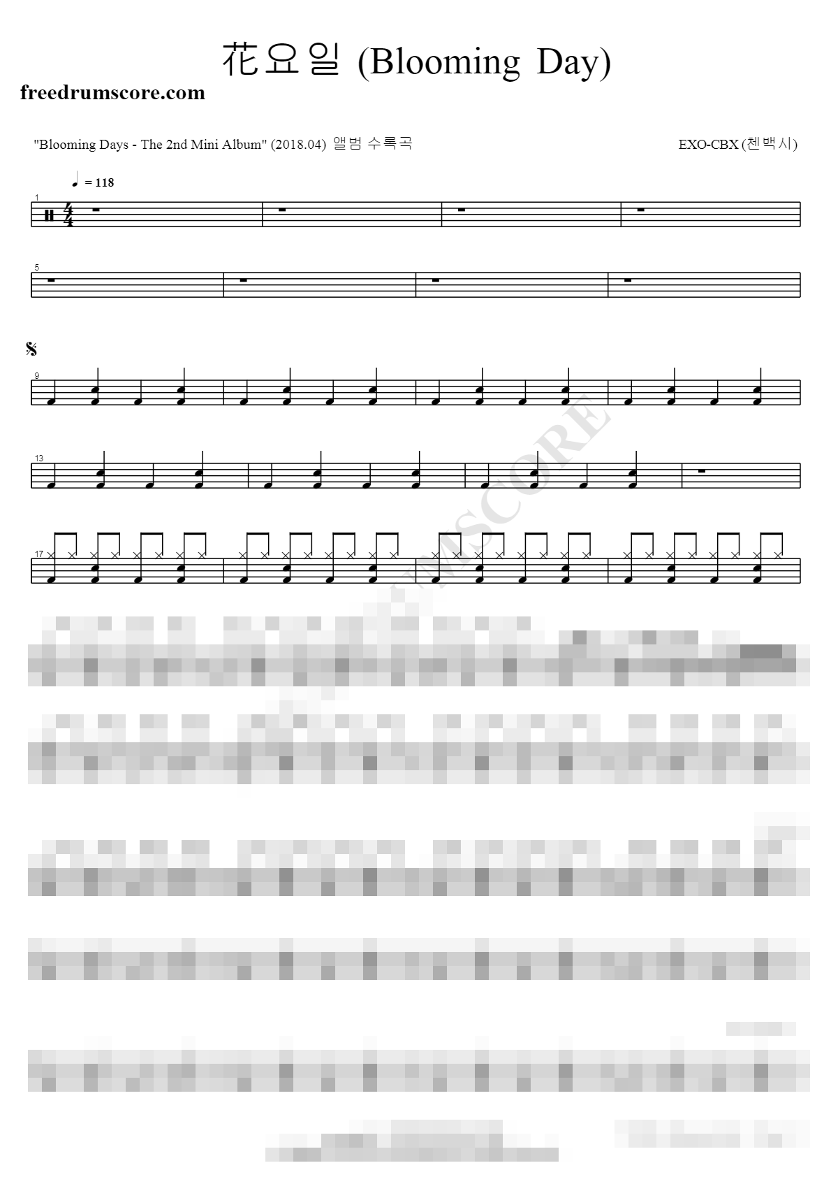 Blooming Day Sheet Music Preview