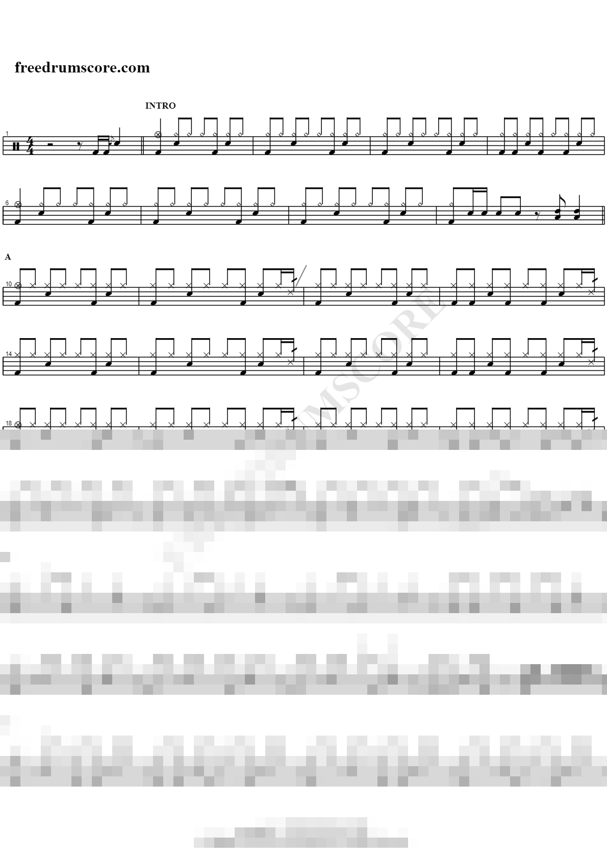 Ft Island Sheet Music Preview