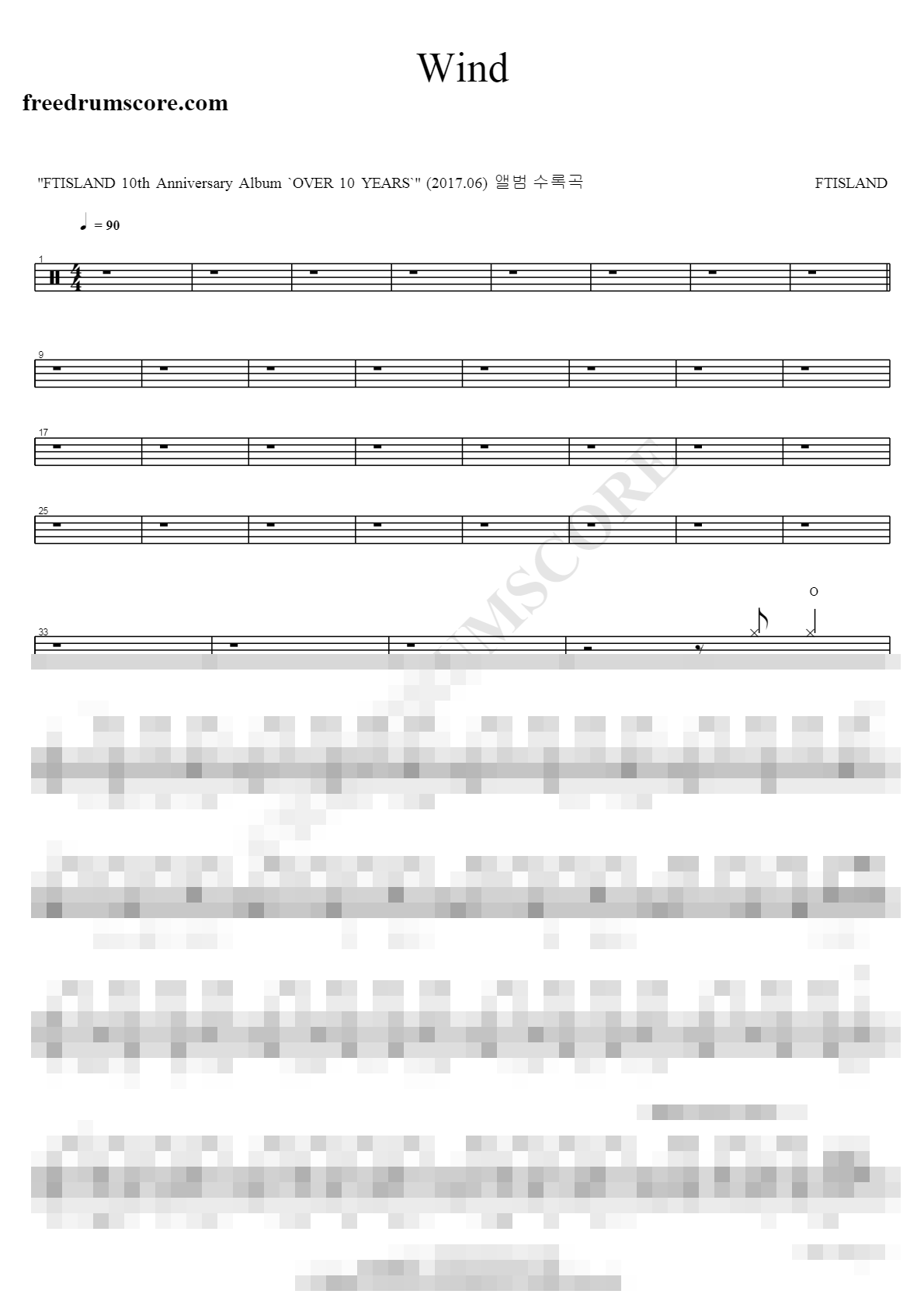 Wind Sheet Music Preview