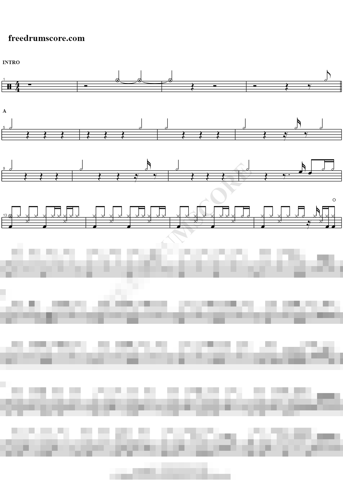 하지말래요 Sheet Music Preview