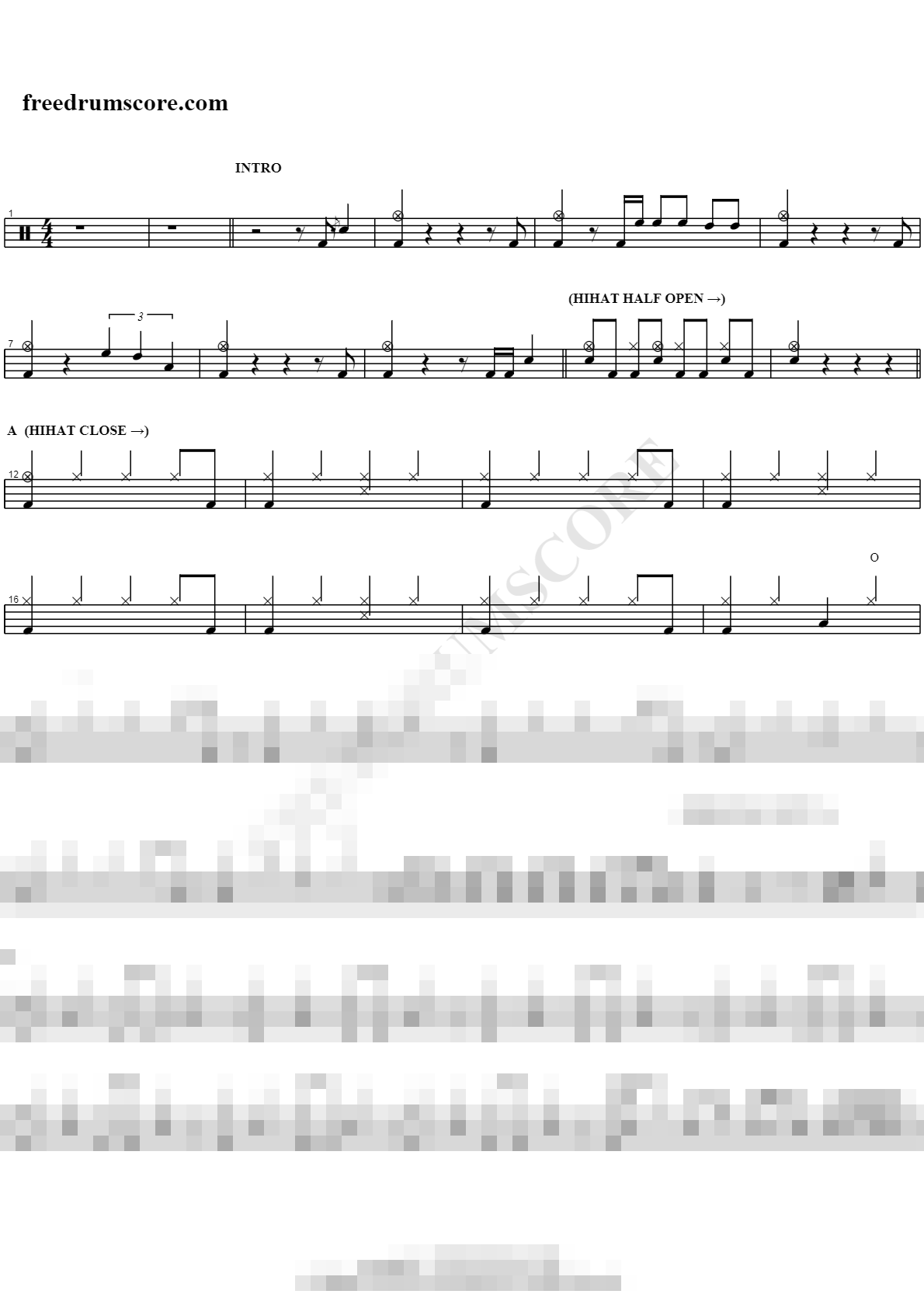 Missing You Sheet Music Preview