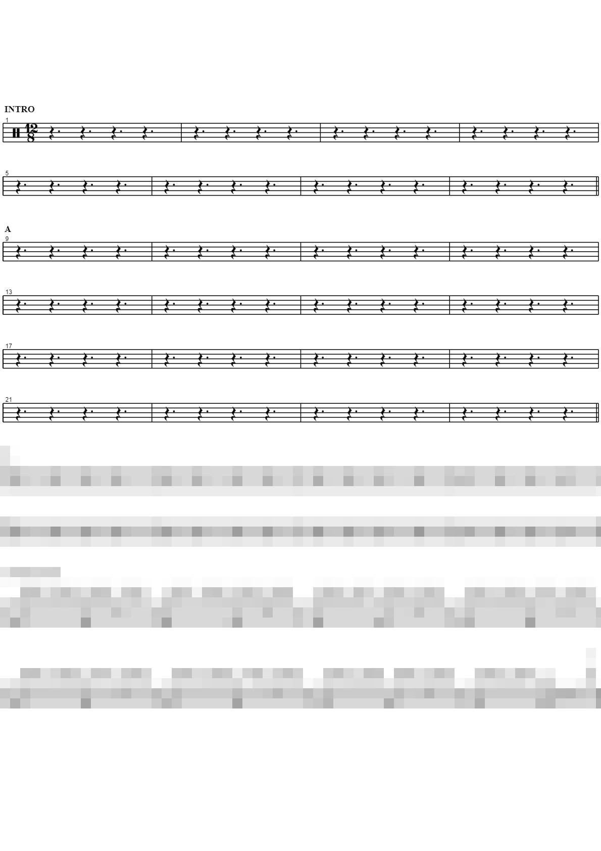 편지 Sheet Music Preview