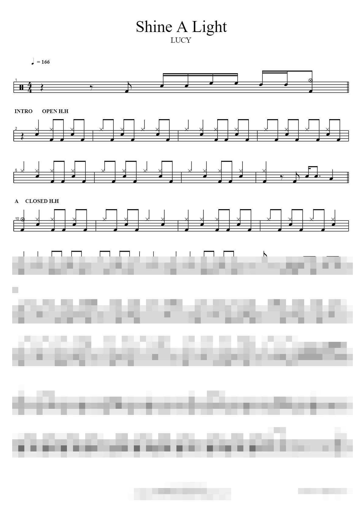 Shine A Light Sheet Music Preview