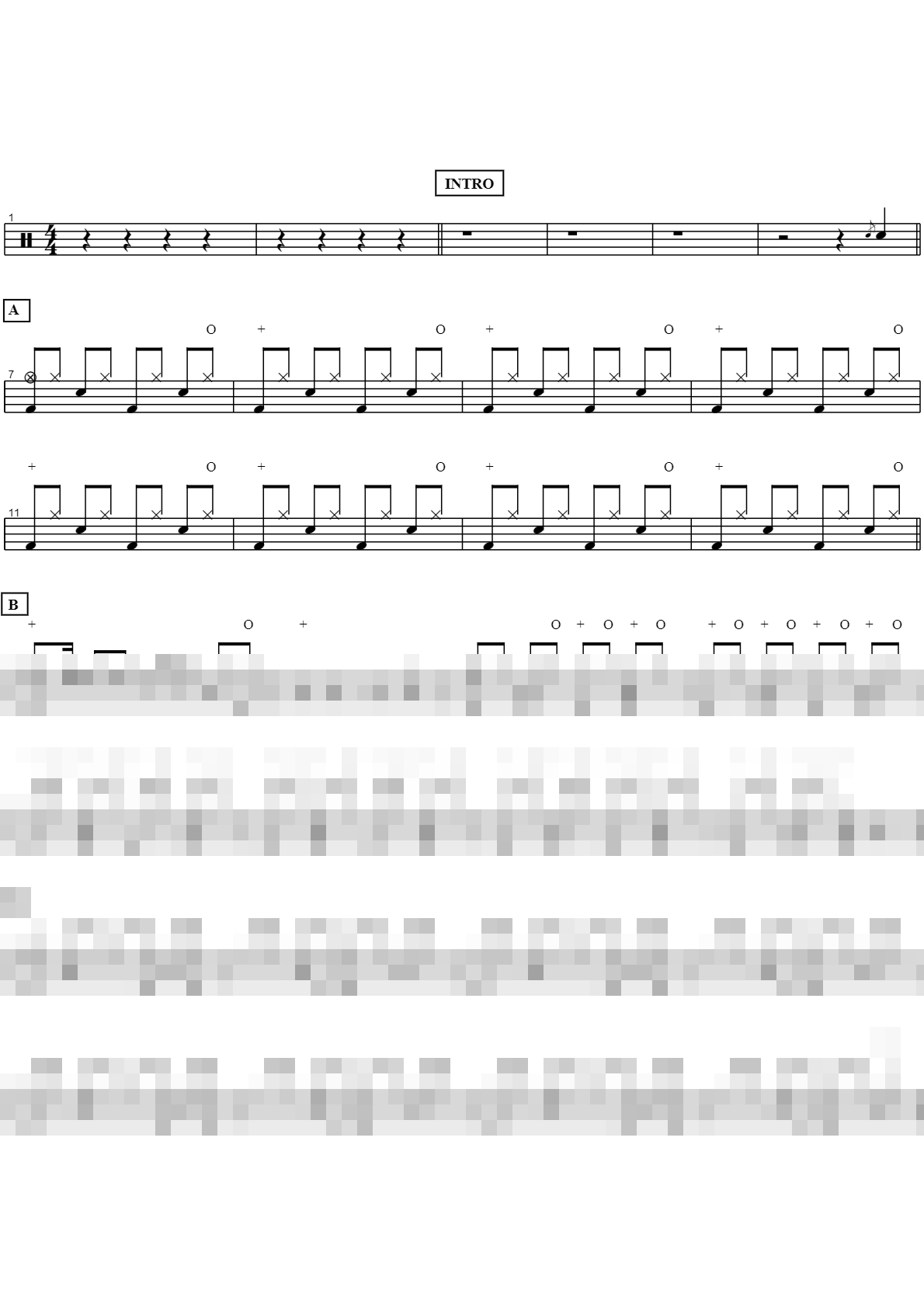 빙글빙글 Sheet Music Preview