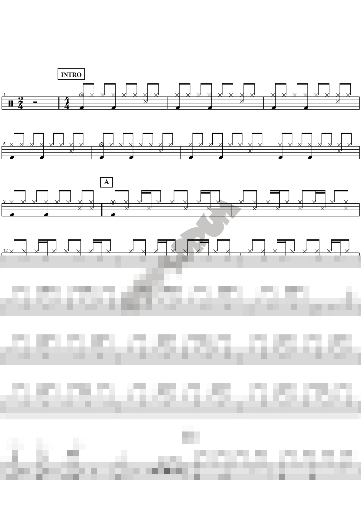 아직도 널 Sheet Music Preview