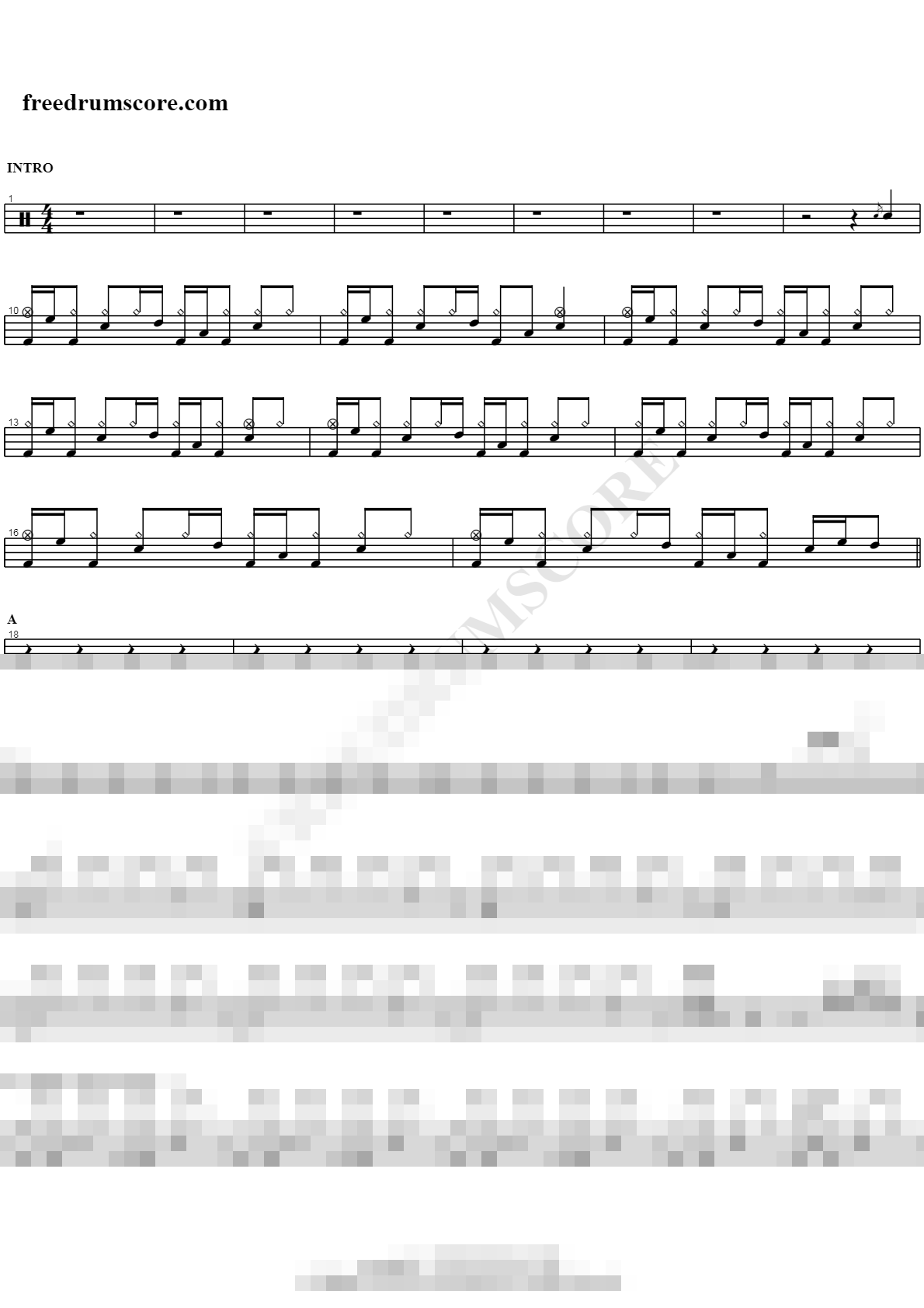 사랑후애 Sheet Music Preview