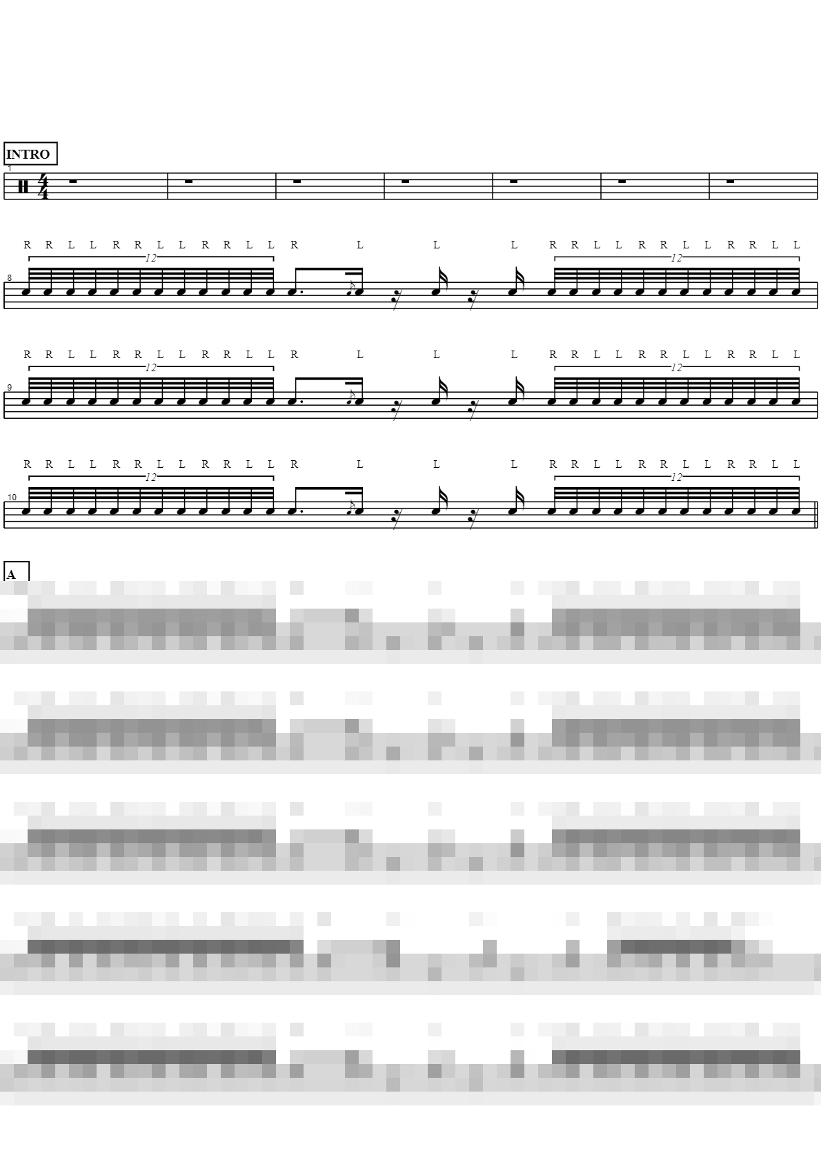 빛의 군대 Sheet Music Preview