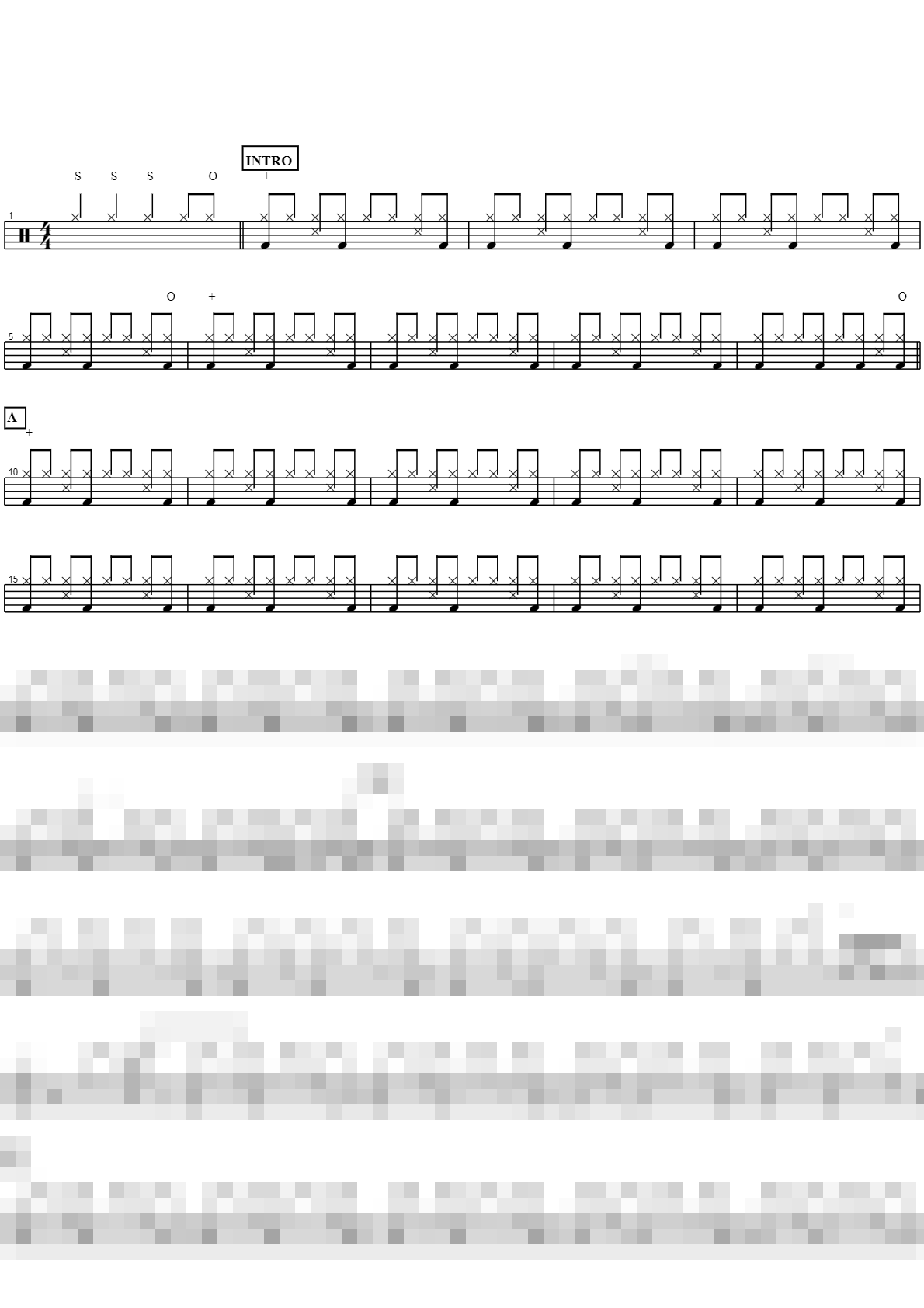 나의 사랑이 Sheet Music Preview