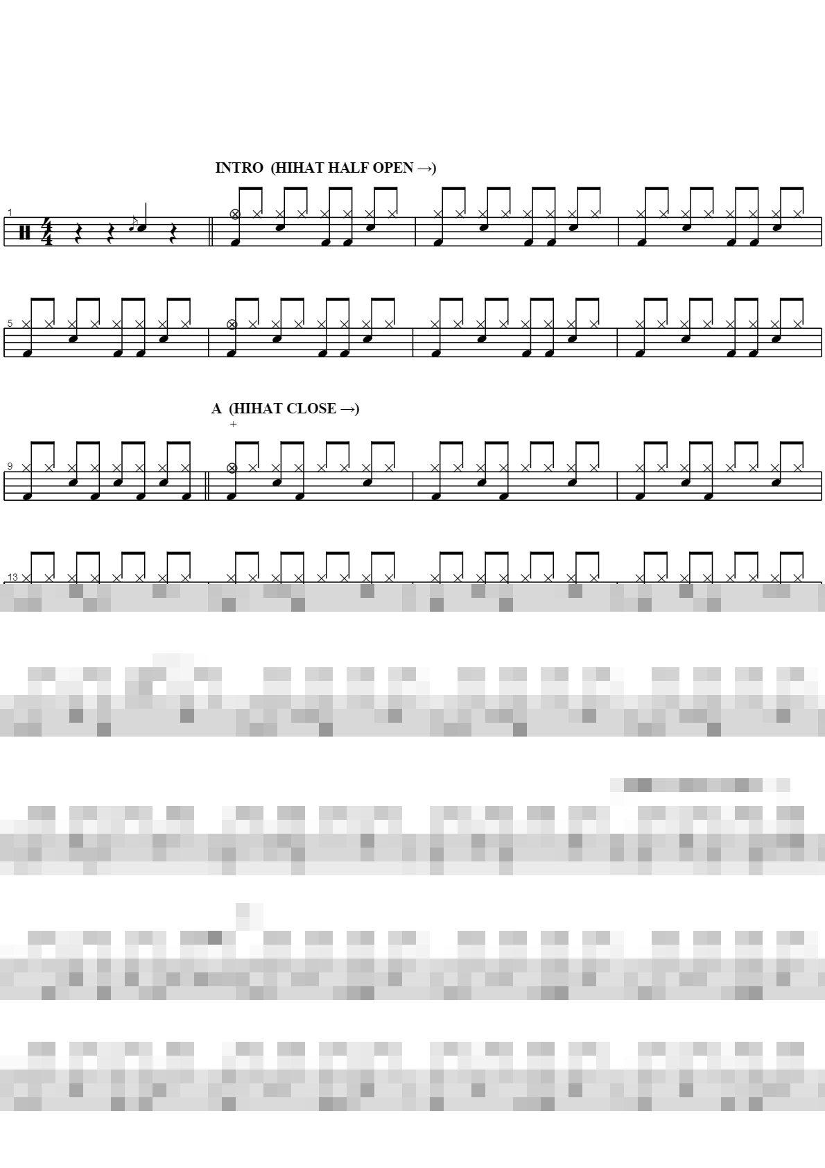 불을 내려주소서 Sheet Music Preview