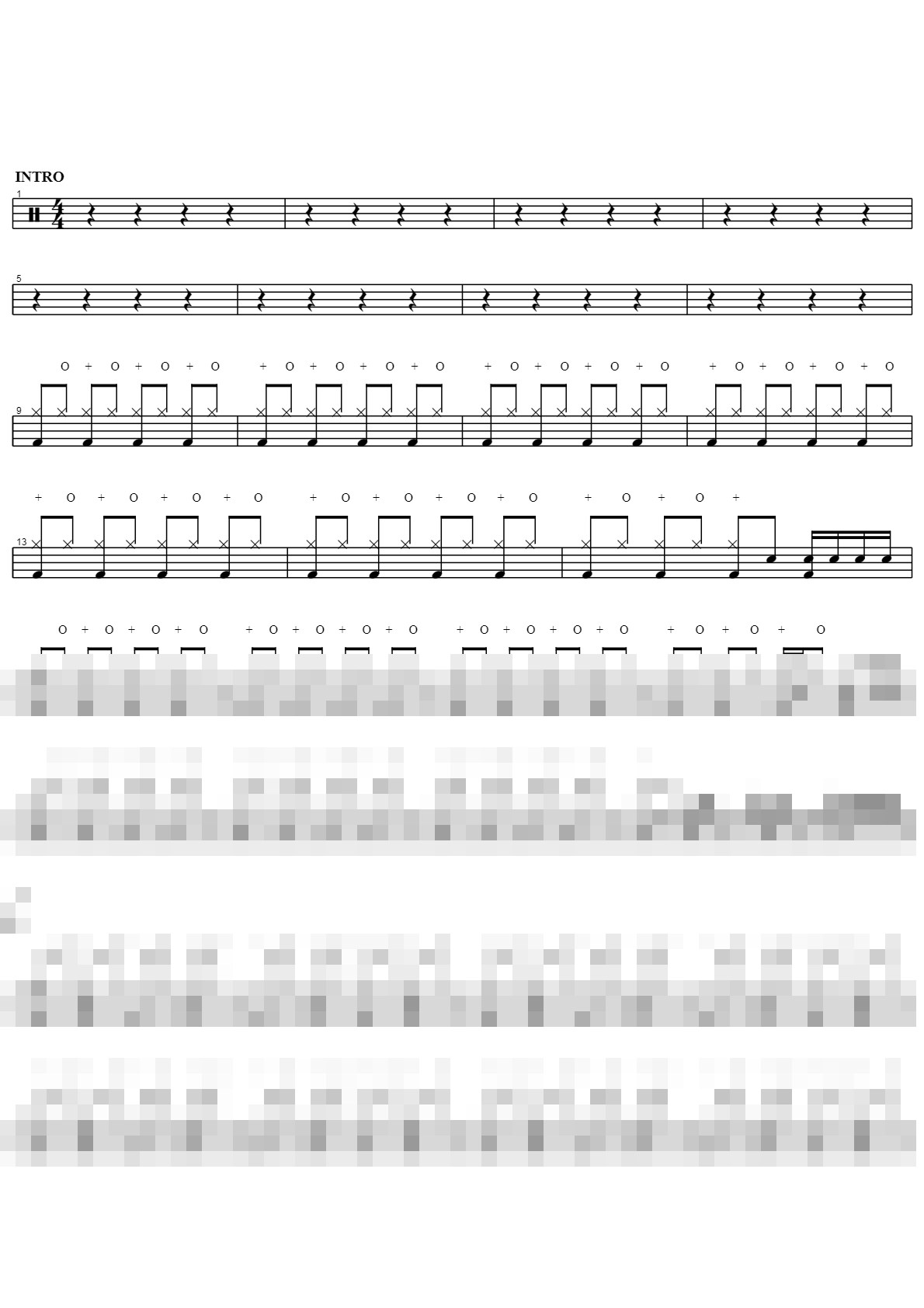나는 문제없어 Sheet Music Preview