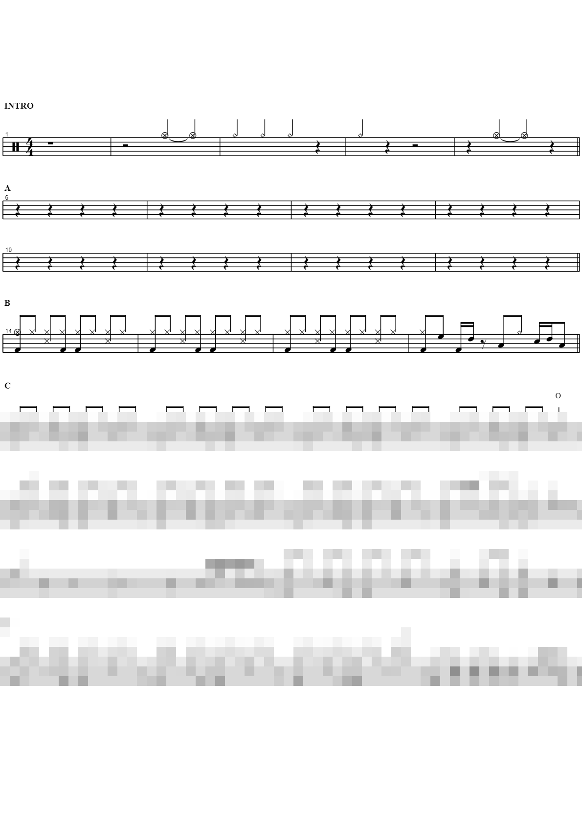 전화하지 말아요 Sheet Music Preview
