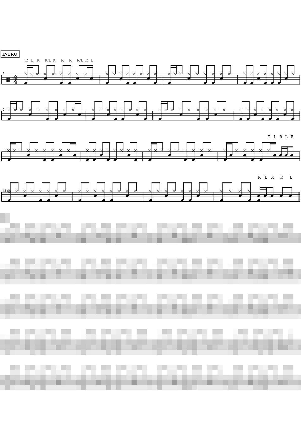 I saw him standing there Sheet Music Preview