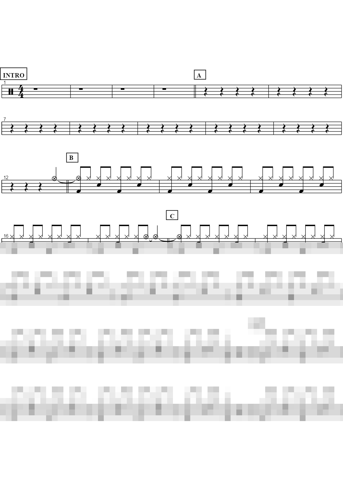 미치게 보고싶은 Sheet Music Preview