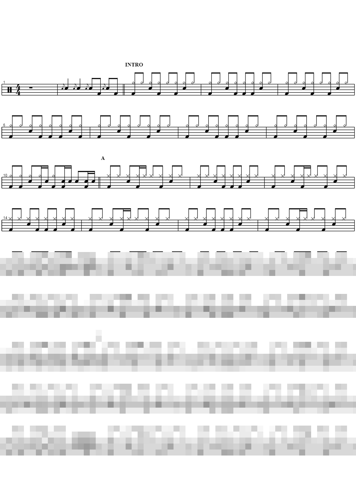 Bing Bing Sheet Music Preview