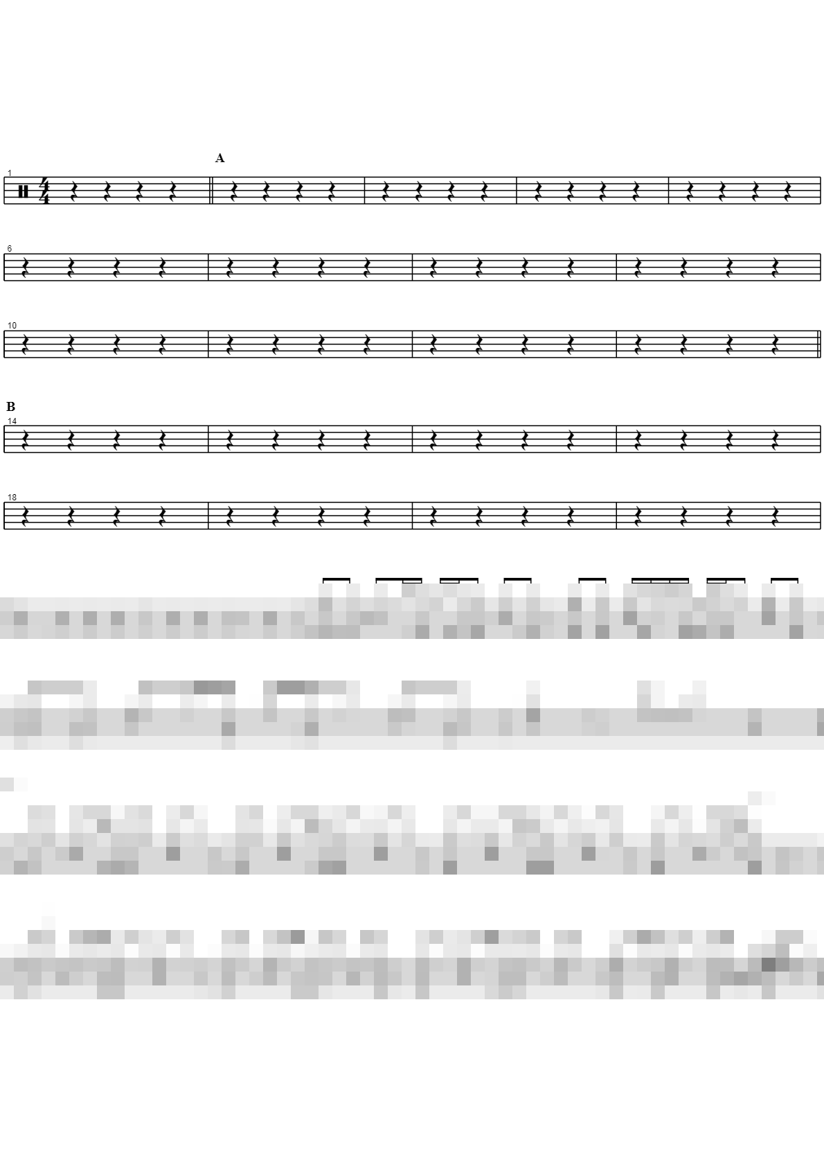 내가 할 수 없는 말 (Feat. 나비) Sheet Music Preview