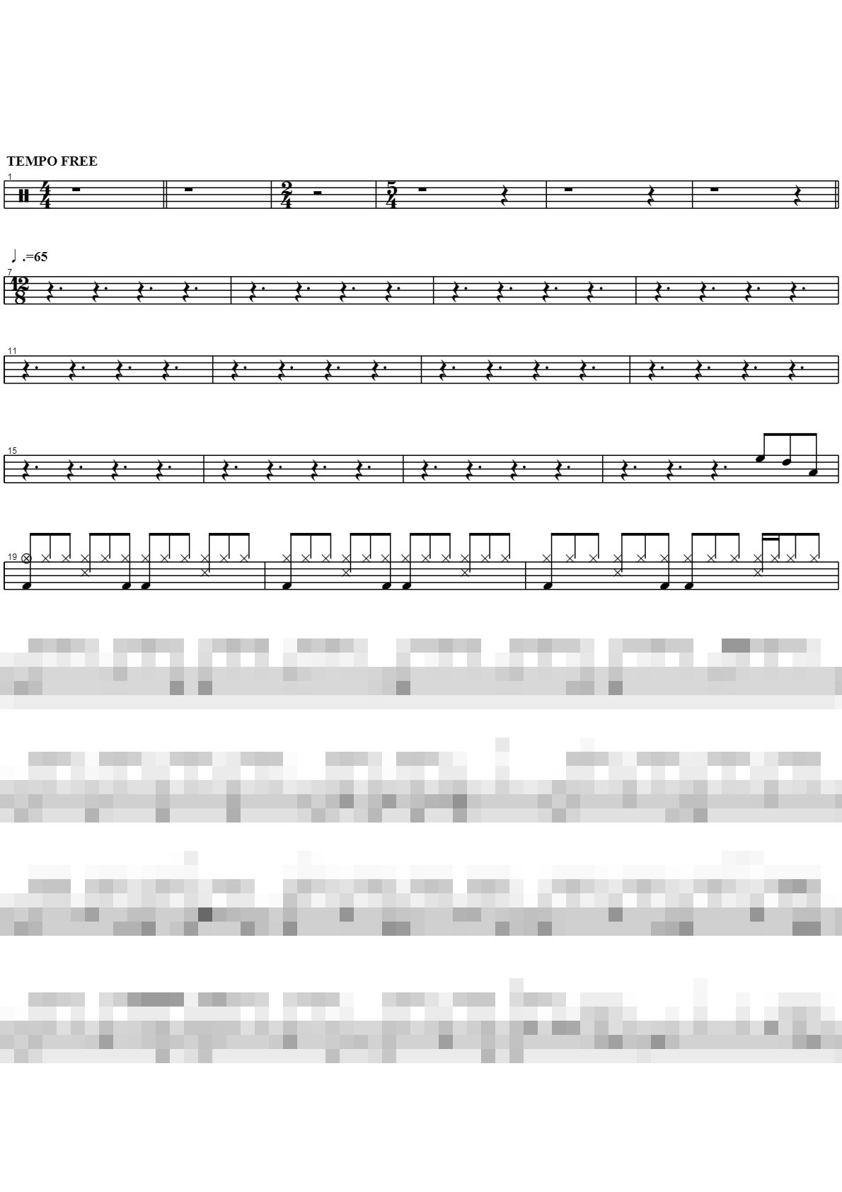 짝사랑 Sheet Music Preview