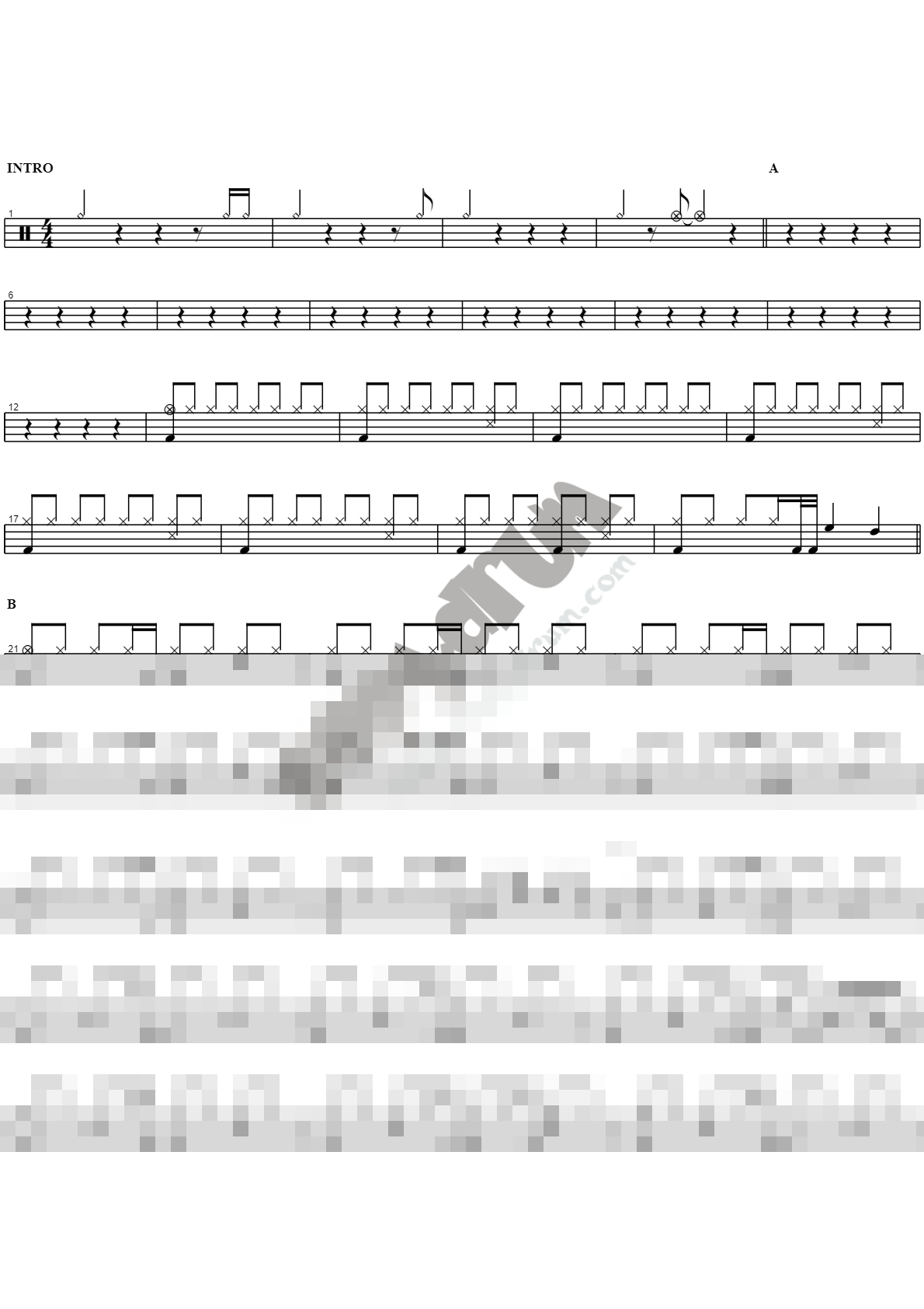 너를 위해 Sheet Music Preview