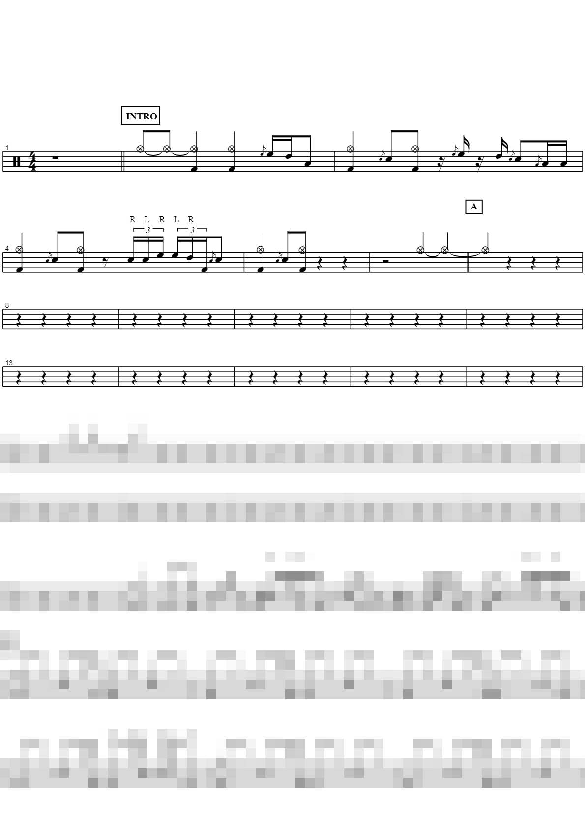 왜 하늘은 Sheet Music Preview