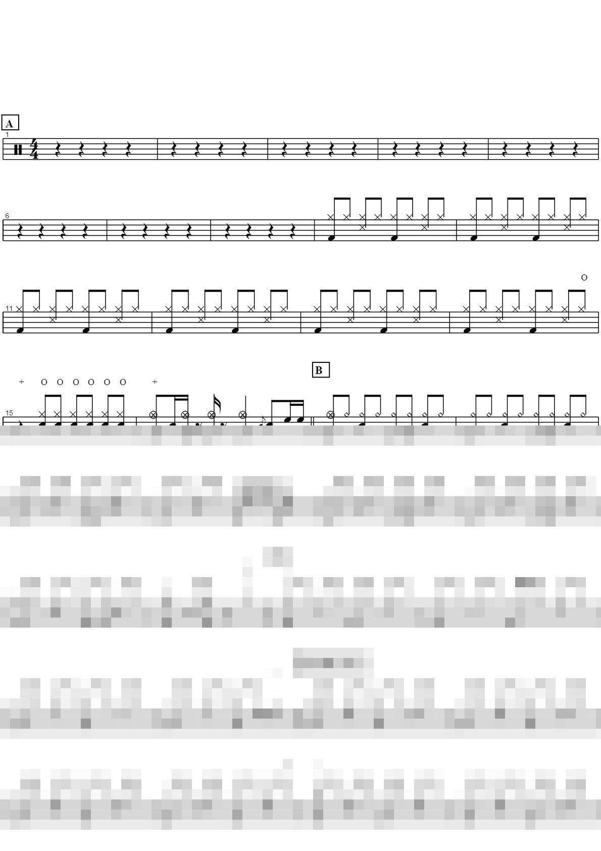 잊었니 Sheet Music Preview