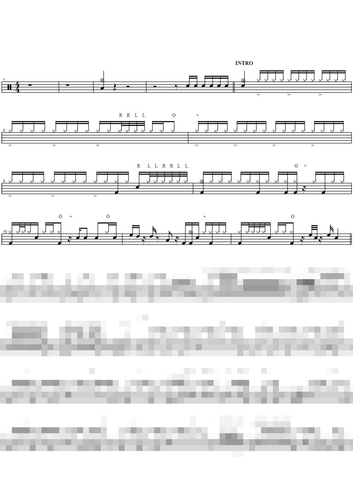 skitzo Sheet Music Preview