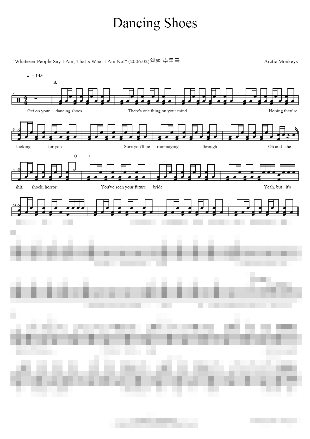 Dancing Shoes Sheet Music Preview