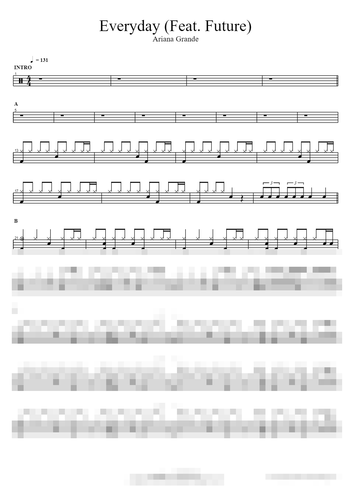 Everyday (Feat. Future) Sheet Music Preview