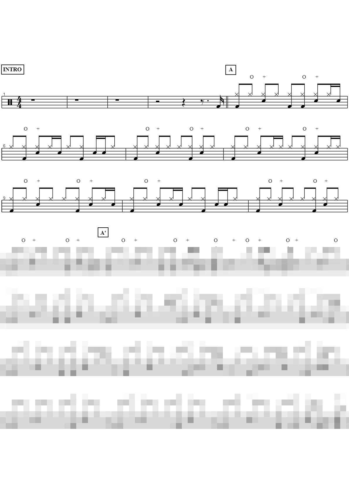Pick Up The Pieces Sheet Music Preview