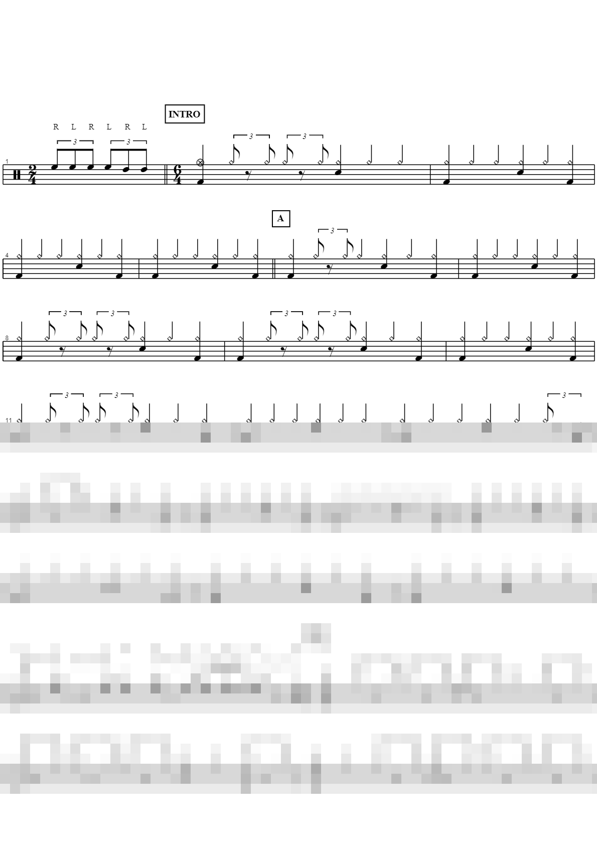 Poor Man's Moody Blues Sheet Music Preview