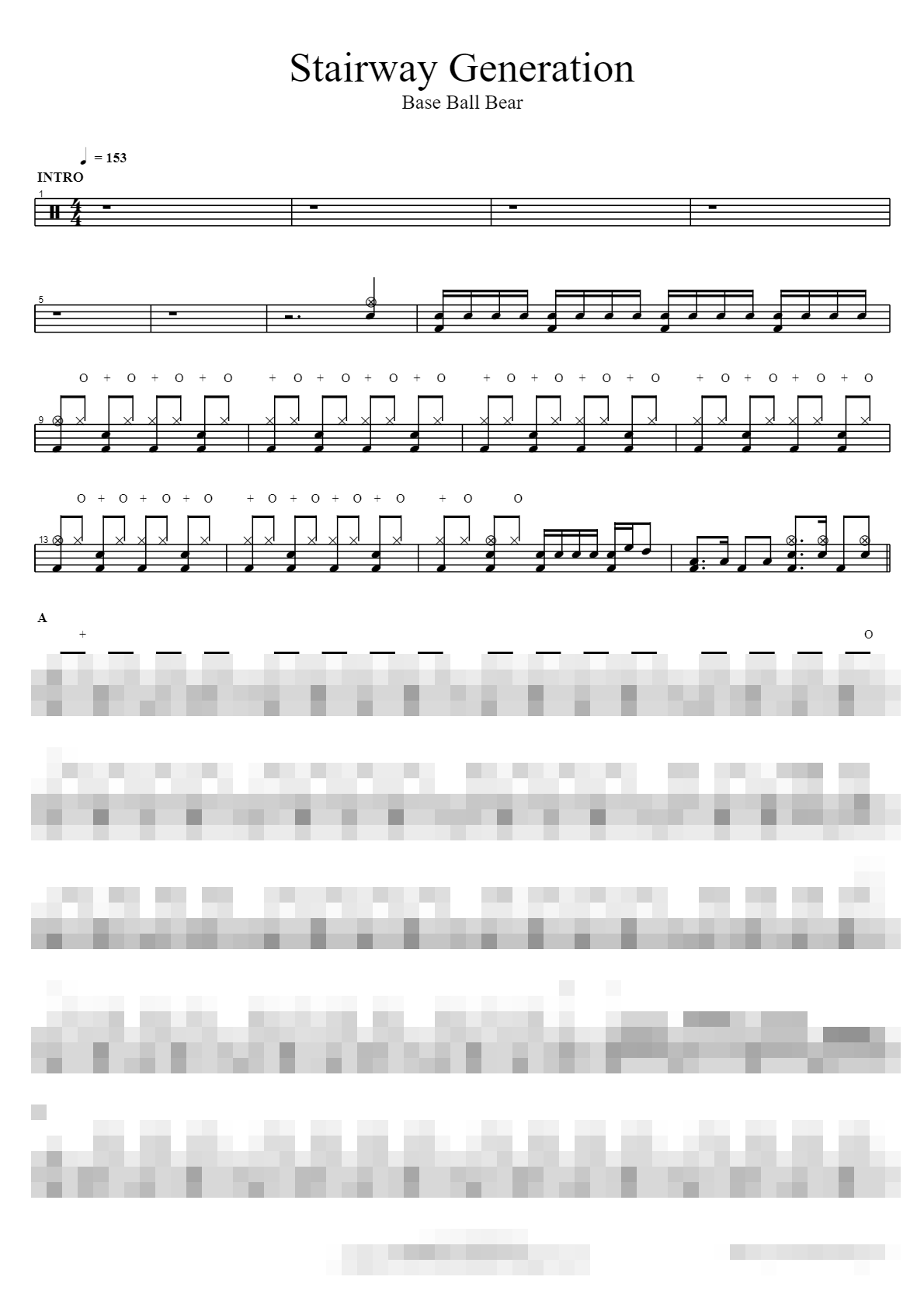 Stairway Generation Sheet Music Preview