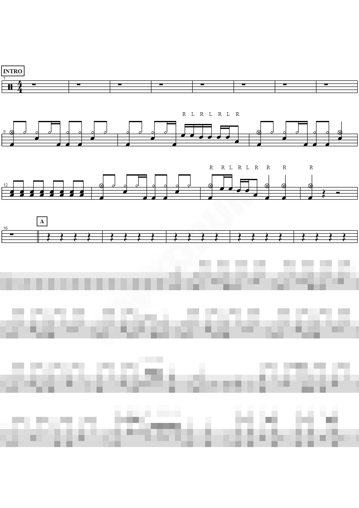 깊은밤의 서정곡 Sheet Music Preview