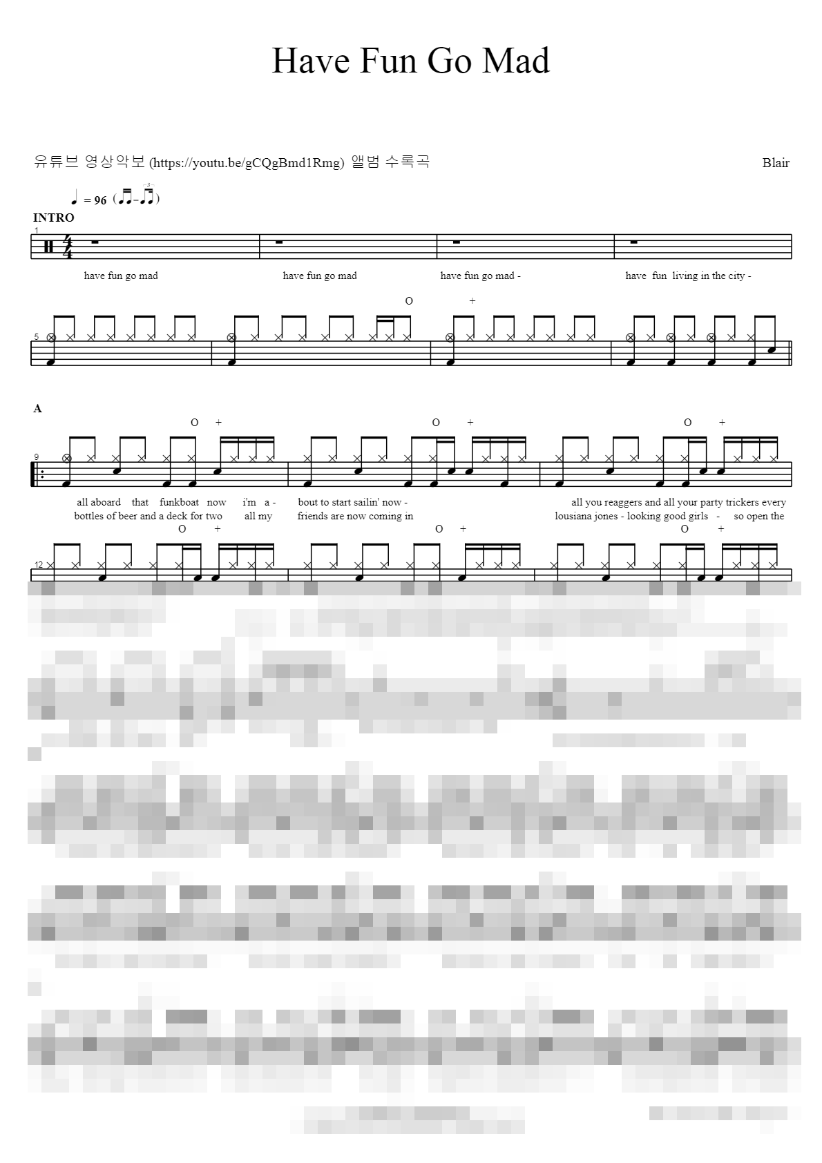 Have Fun Go Mad Sheet Music Preview