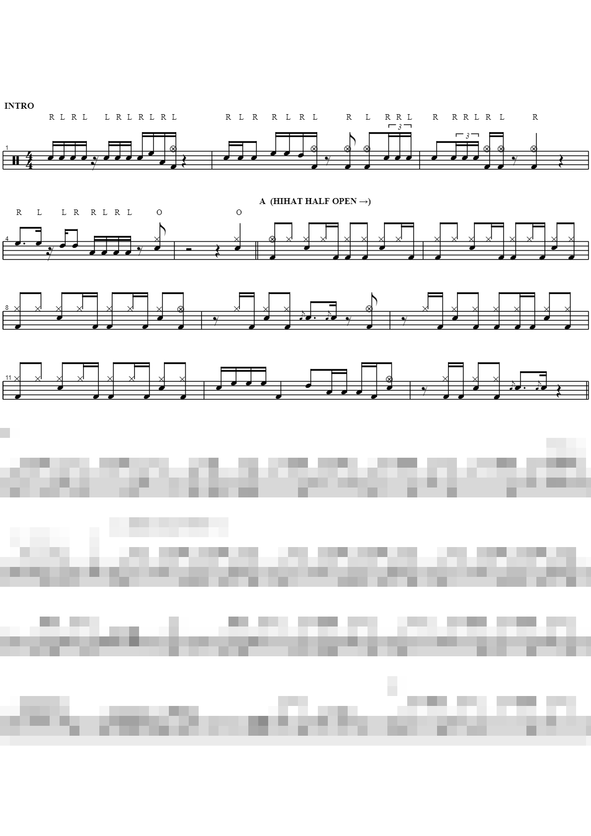 Some Skunk Funk Sheet Music Preview
