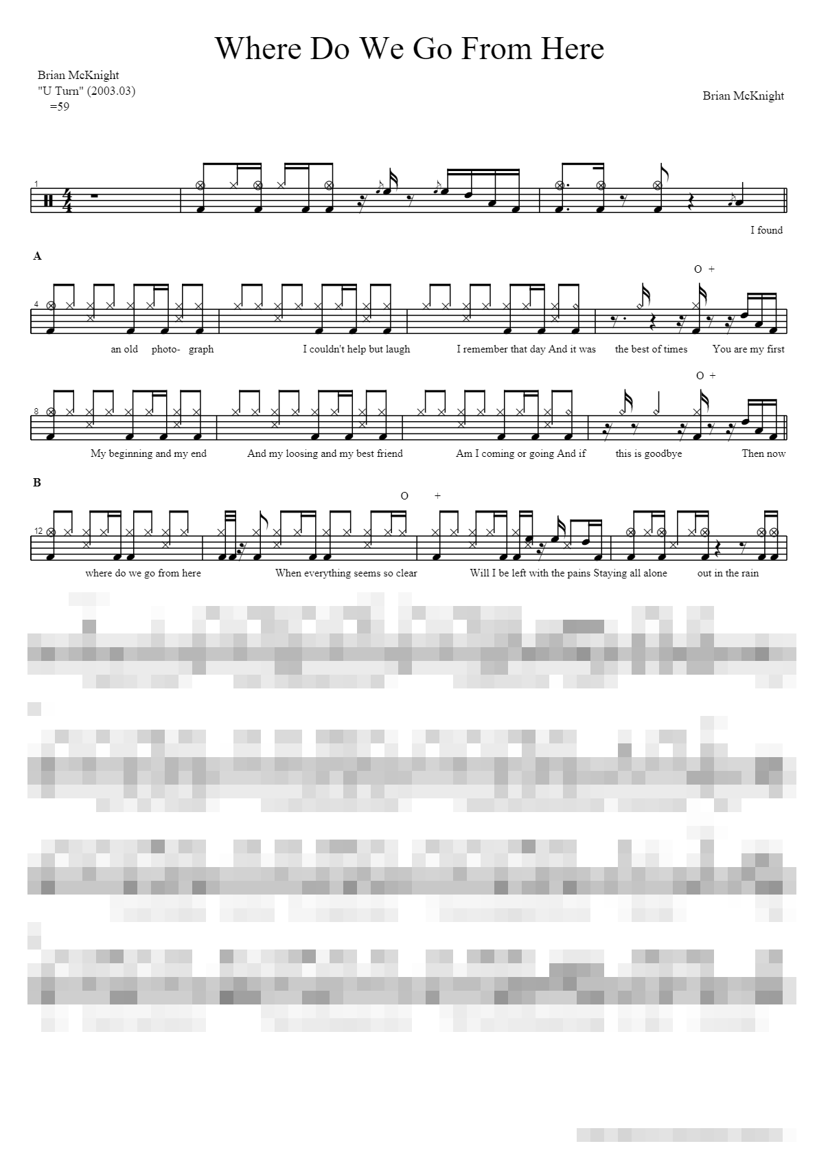 Where Do We Go From Here Sheet Music Preview