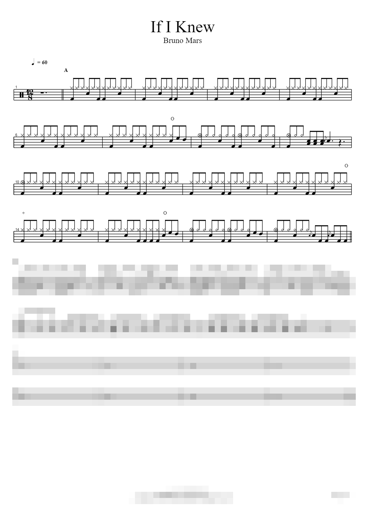 If I Knew Sheet Music Preview