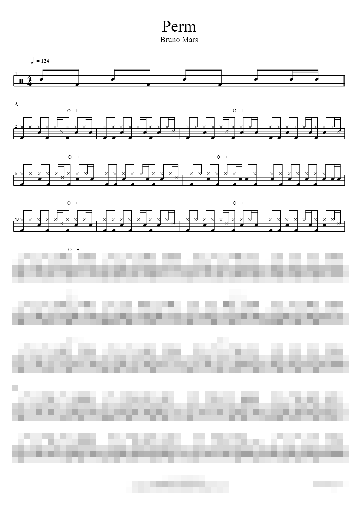 Perm Sheet Music Preview