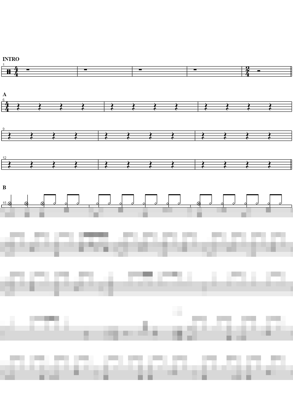 Heaven Sheet Music Preview