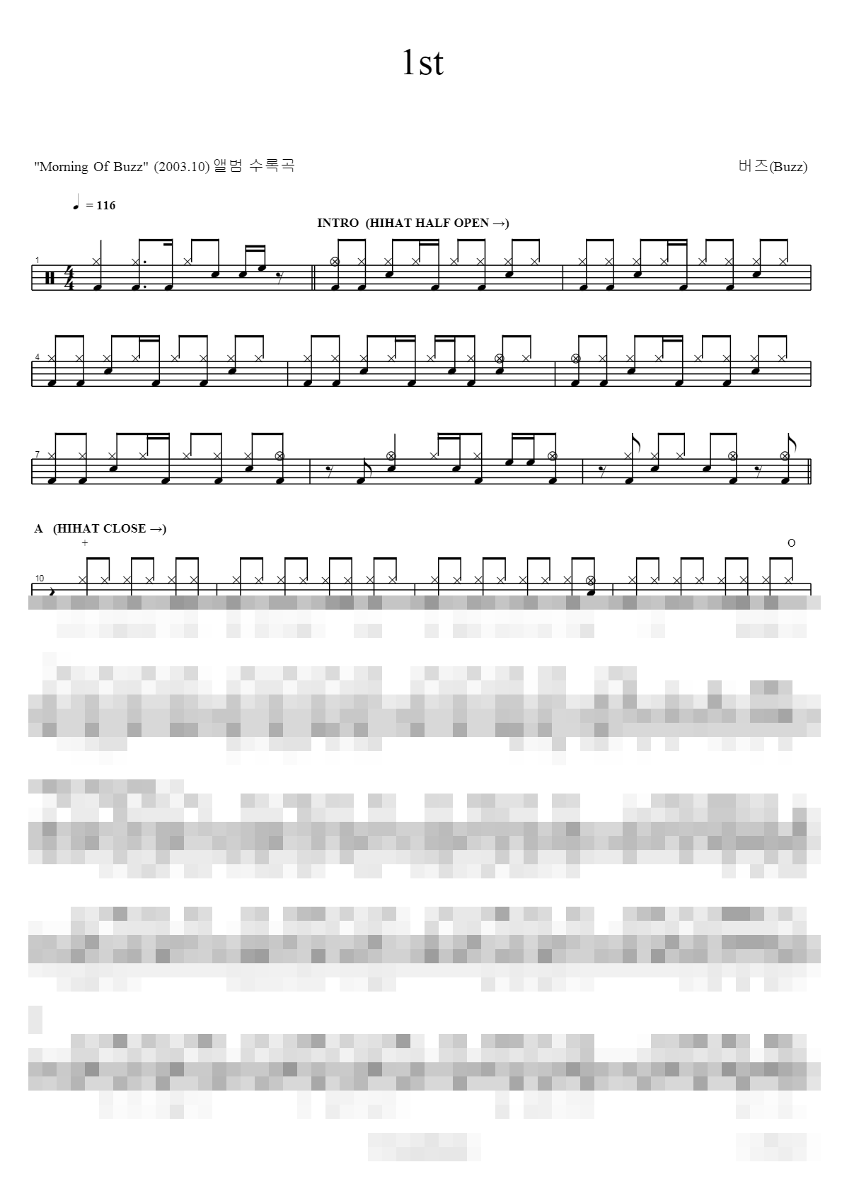 1st Sheet Music Preview