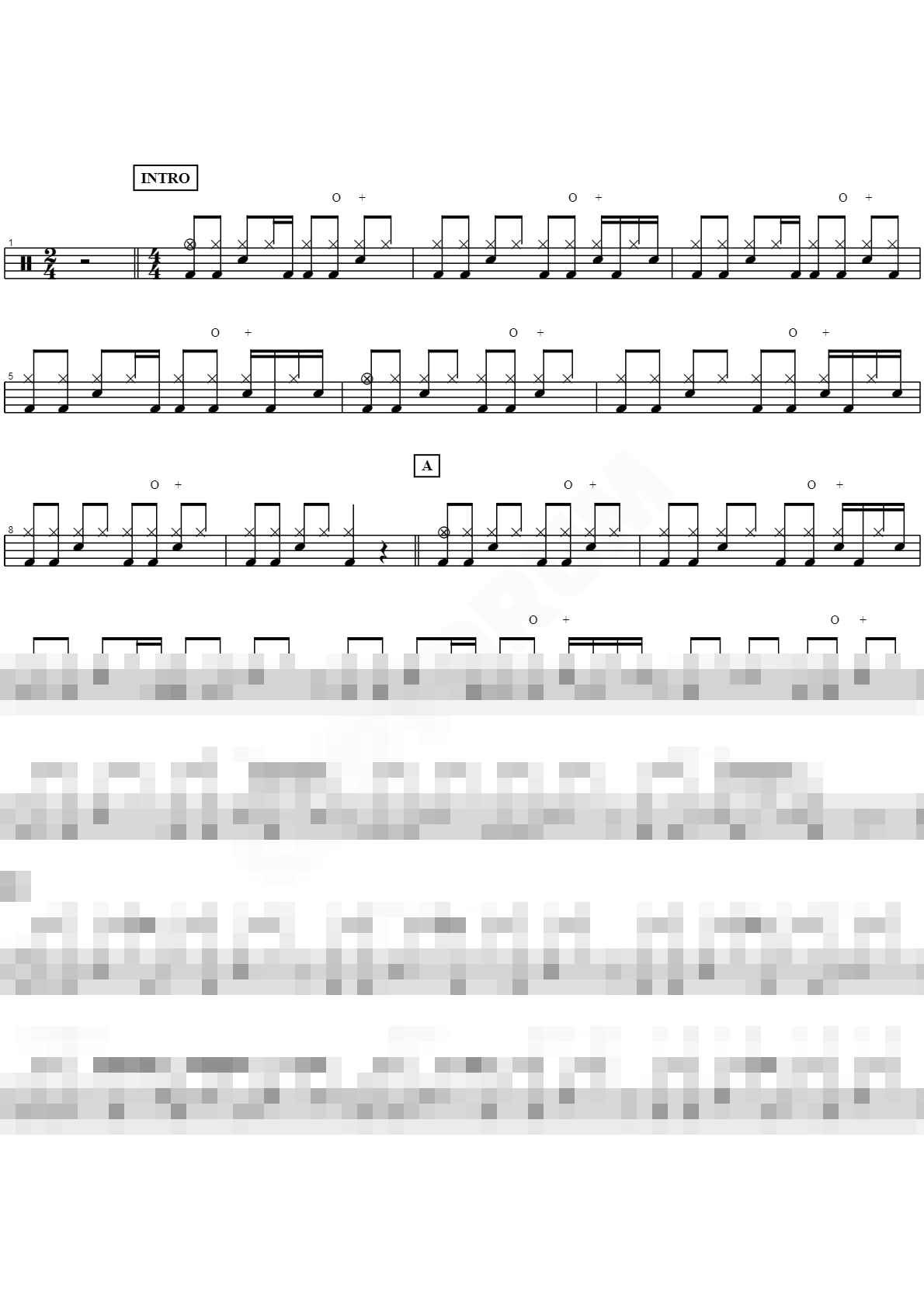 그녀를 잡아요 Sheet Music Preview