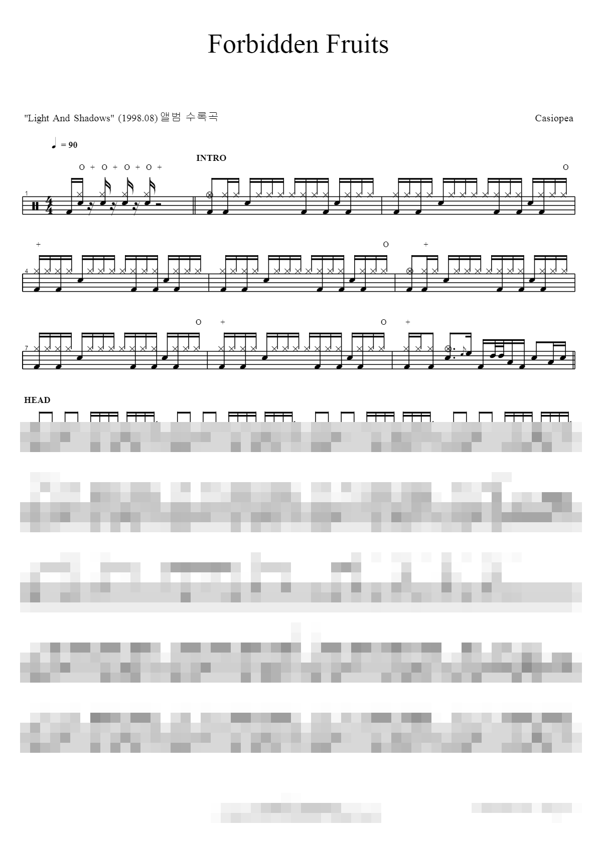 Forbidden Fruits Sheet Music Preview