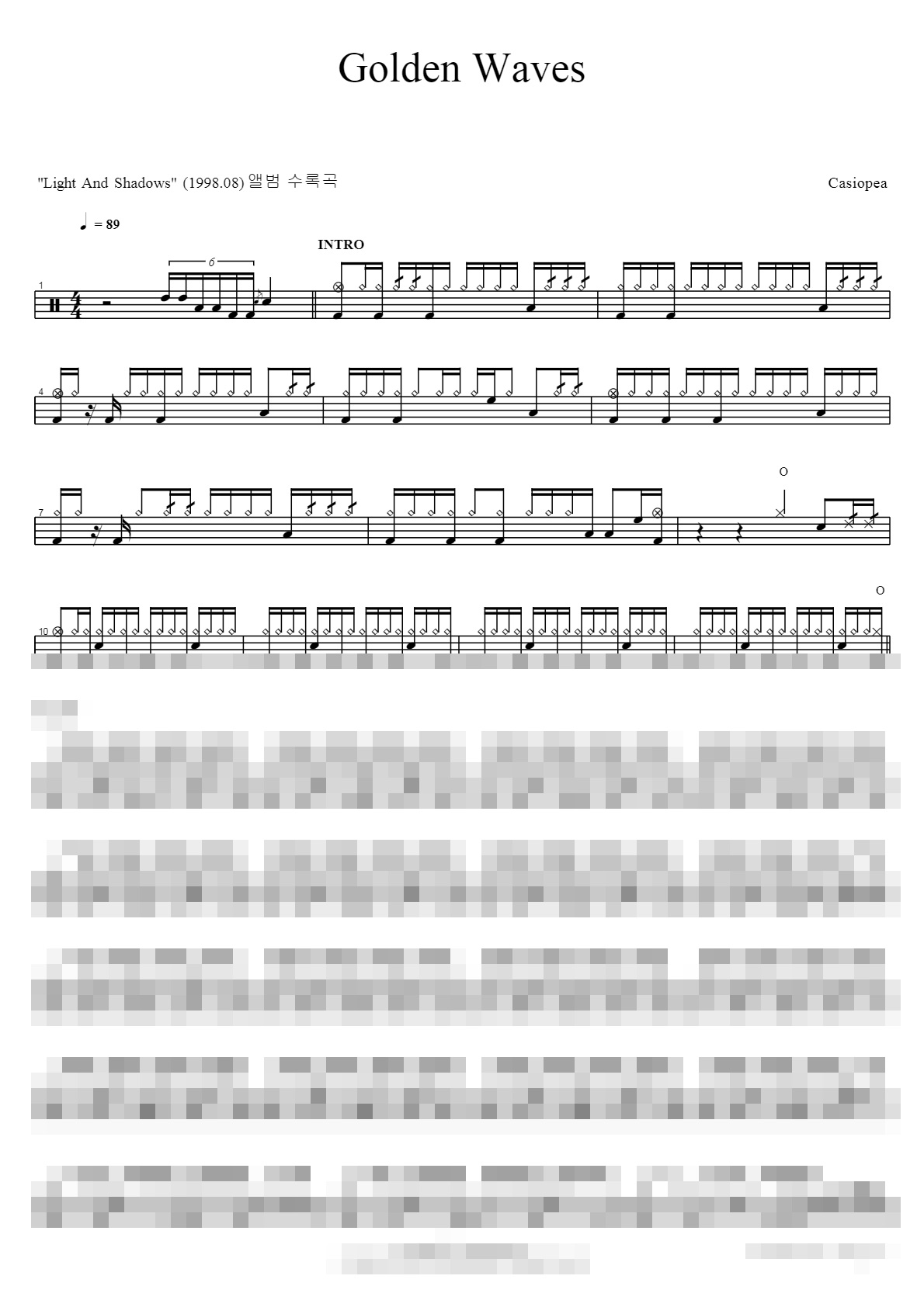 Golden Waves Sheet Music Preview