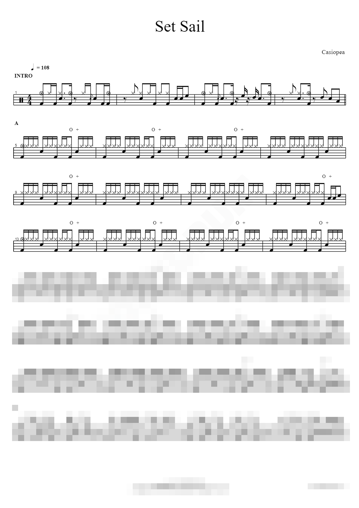Set Sail Sheet Music Preview