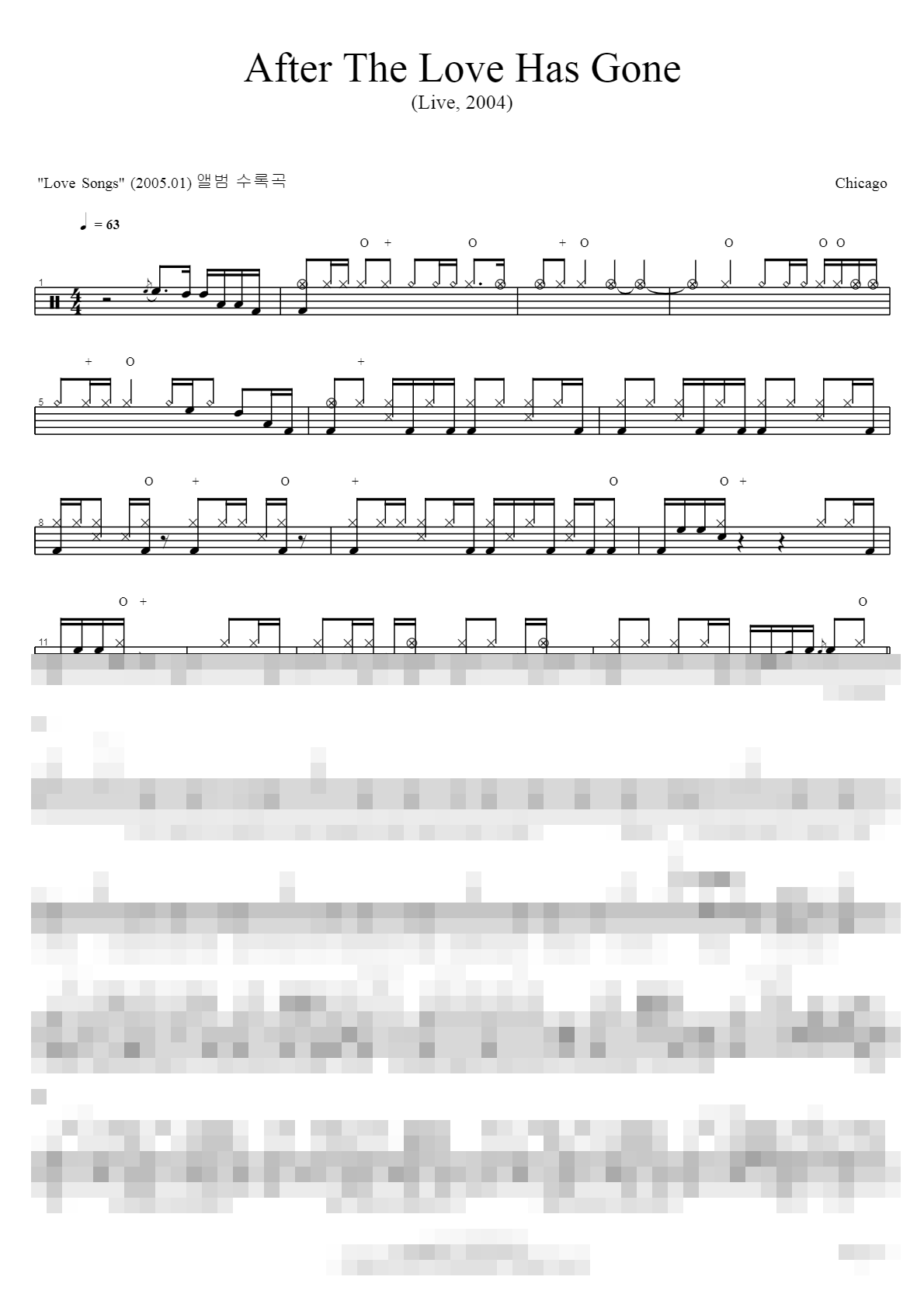 After The Love Has Gone Sheet Music Preview
