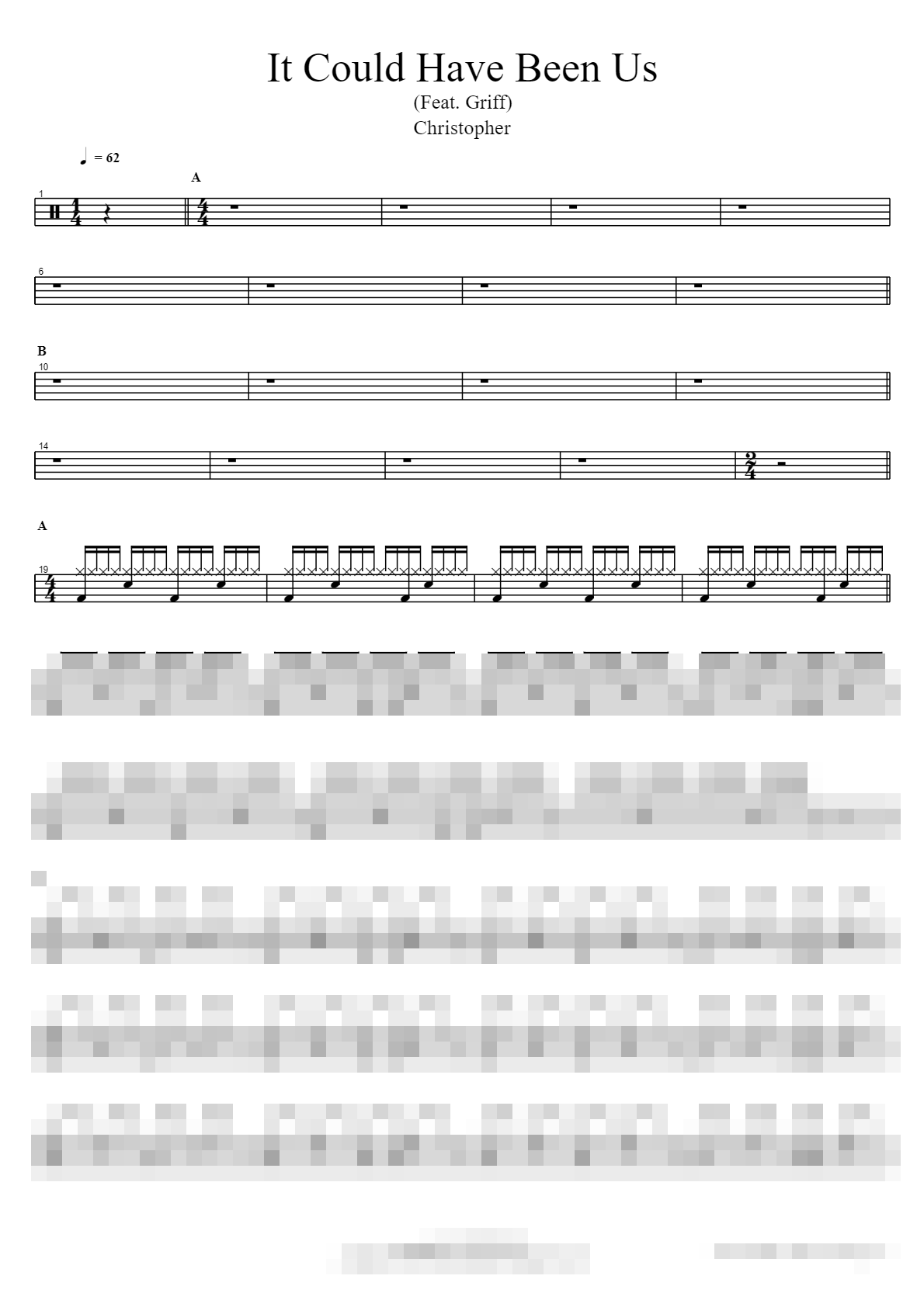 It Could Have Been Us (Feat. Griff) Sheet Music Preview
