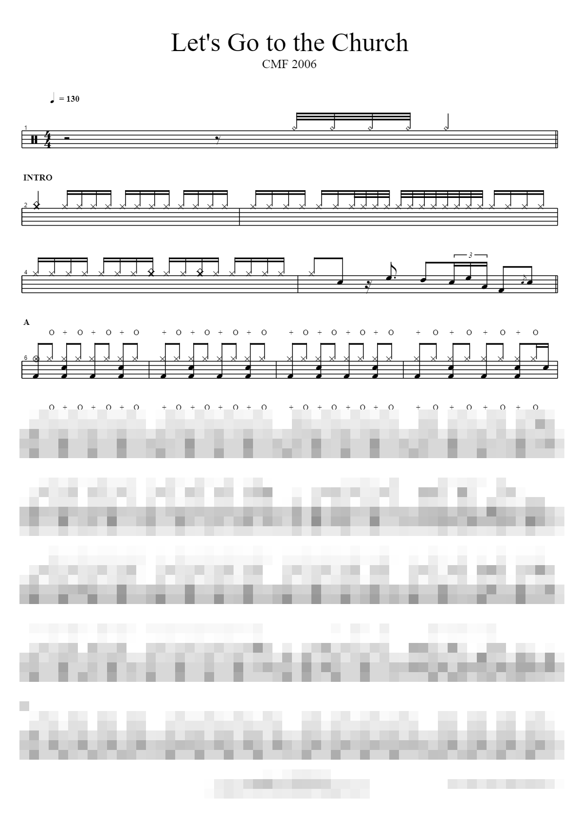 Let's Go to the Church Sheet Music Preview