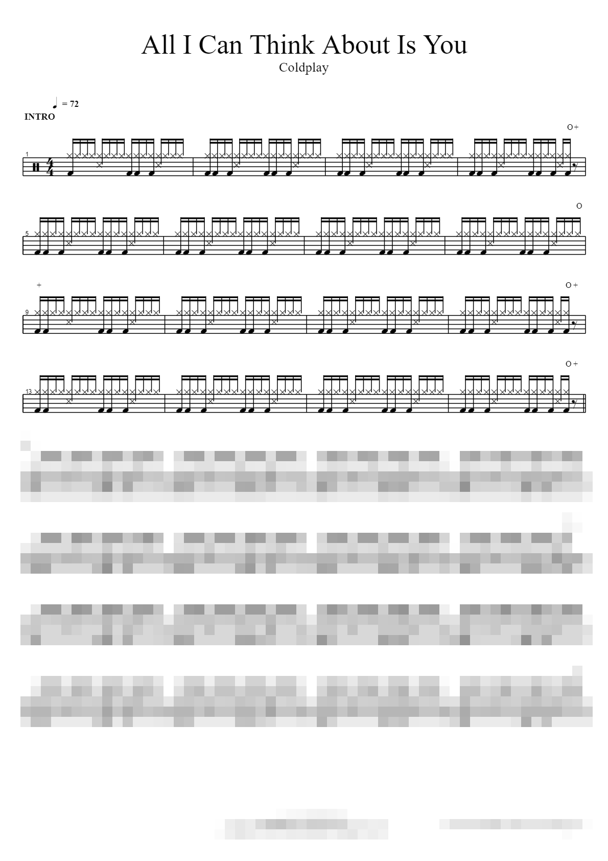 All I Can Think About Is You Sheet Music Preview