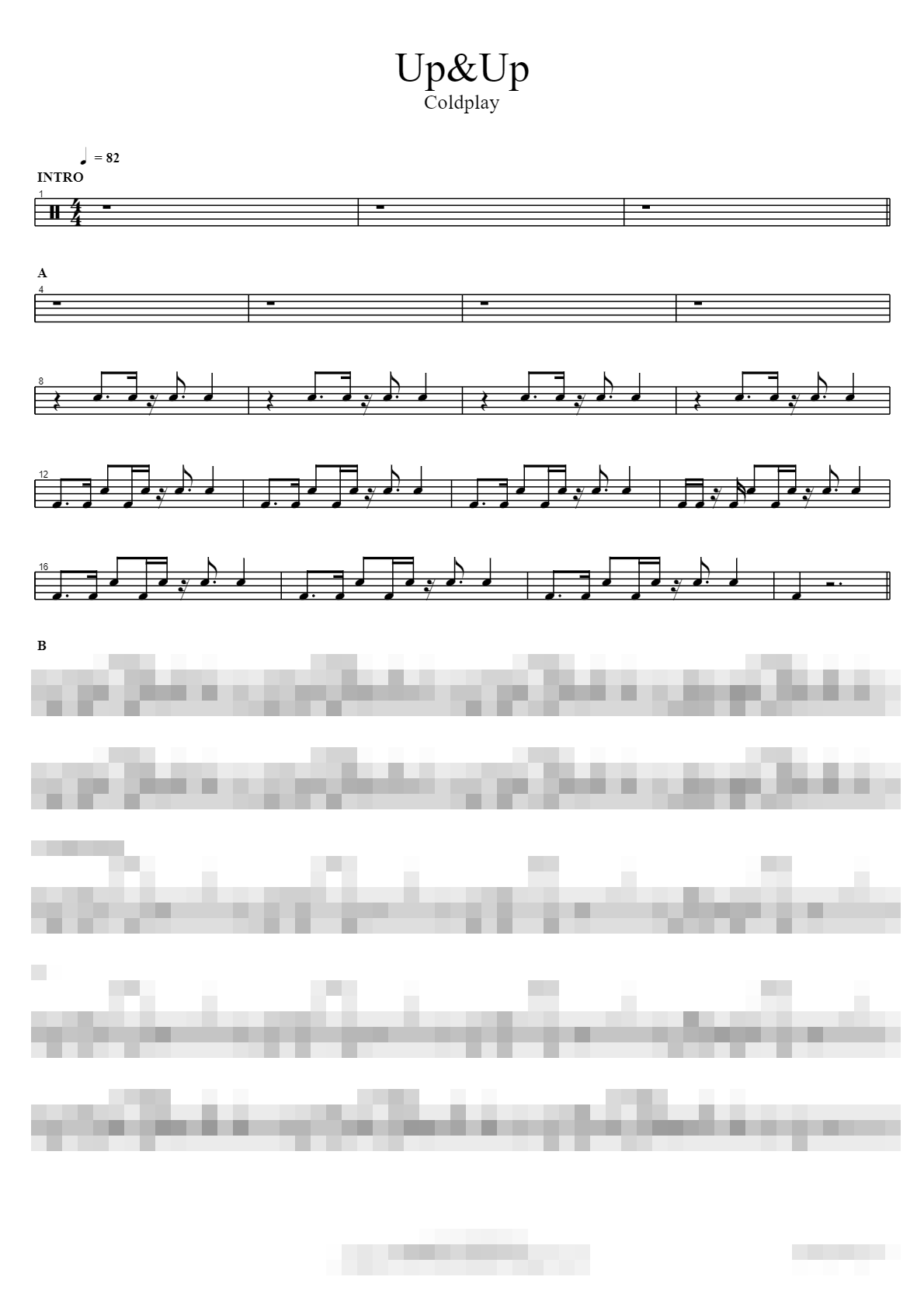 Up&Up Sheet Music Preview